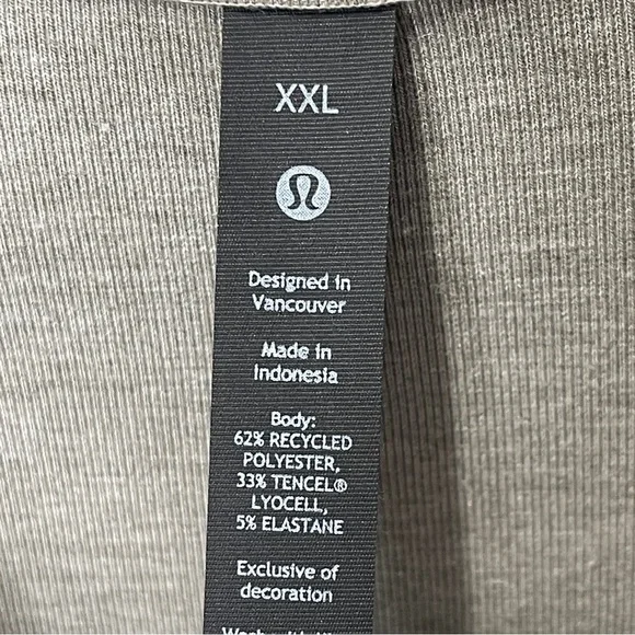 Lululemon Soft Knit Long Sleeve Overshirt Size XXL Gray